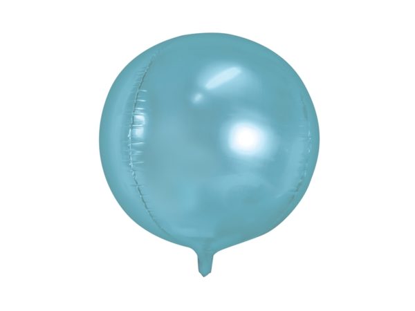 Palloncini Sfera BLU Palloncini in foil a forma di sfera. Gonfiaggio ad elio Dimensione: 40 cm Palloncini Sfera BLU