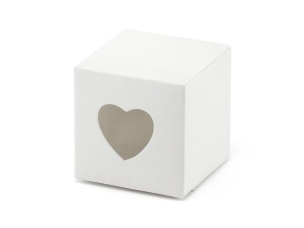 Box bianco con cuore